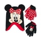 thumbnail image 1 of Gorro y 2 pares de guantes Minnie Mouse para niñas Disney, edad 4-7, 1 of 7