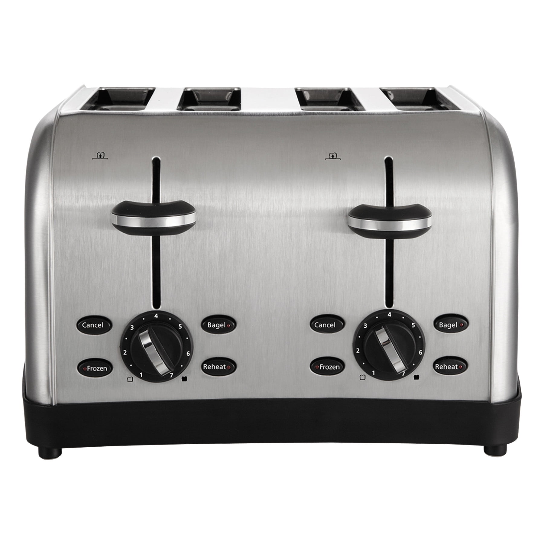 Oster Extra Wide Slot Toaster, 4Slice, 12 3/4 x 13 x 8 1/2, Stainless