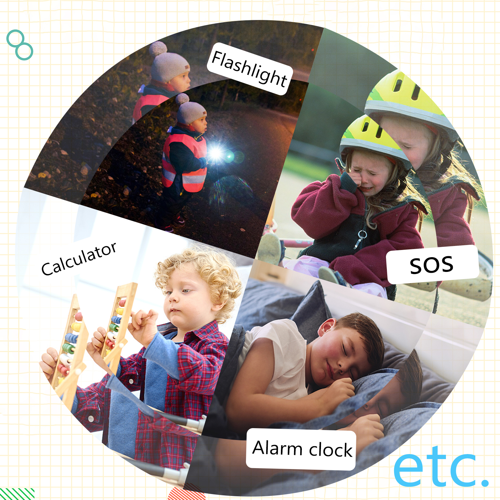 SZBXD Kids Game Smart Watch, Black photo 5