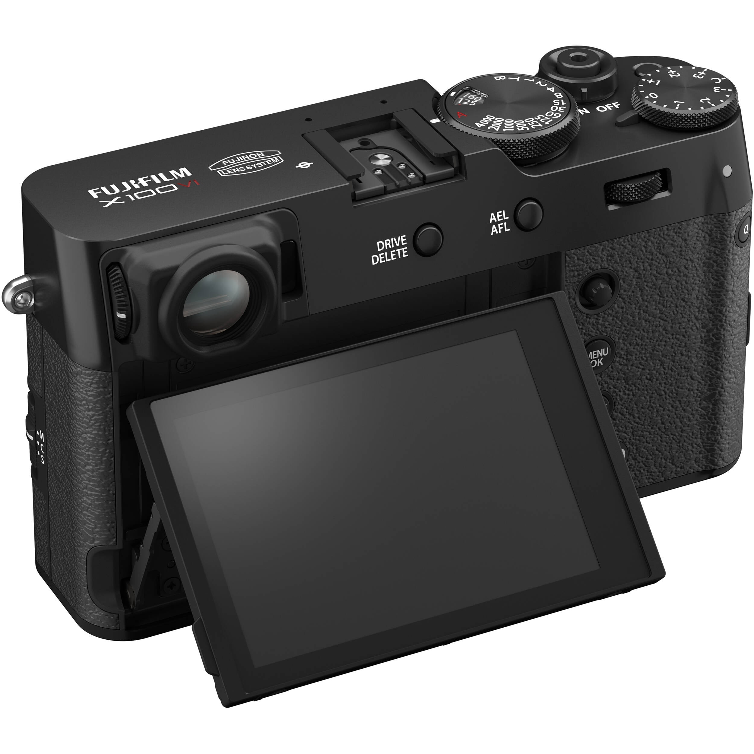 FUJIFILM X100VI Digital Camera with 40MP APS-C Sensor, 23mm f/2 Lens, IBIS, Hybrid Viewfinder, Compact Street Photography & Travel Camera (Black) Bundle with Soft Case and 32GB Memory Card