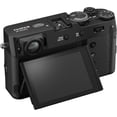 thumbnail image 3 of FUJIFILM X100VI Digital Camera with 40MP APS-C Sensor, 23mm f/2 Lens, IBIS, Hybrid Viewfinder, Compact Street Photography Camera (Black) Bundle with Case, 32GB Card, Battery + Charger, Tripod + More, 3 of 8