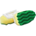 thumbnail image 2 of Libman 1484 All-Purpose Scrubbing Dishwand Refills, 3 Pack of 2 Sponges Each for 6 Total Sponges, Green, 2 of 3