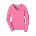 thumbnail image 5 of Port & Company Â® Ladies Long Sleeve Fan Favorite V-Neck Tee. LPC450VLS, 5 of 6