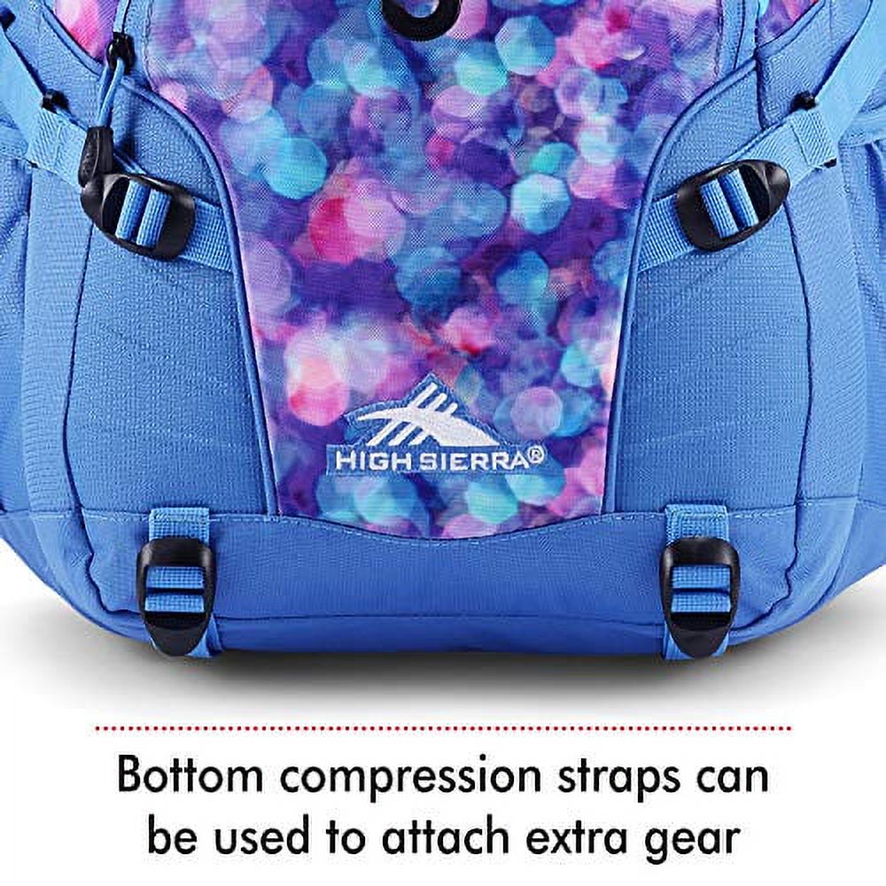 High Sierra Loop Backpack, Travel, or Work Bookbag with tablet sleeve, One Size, Shine Blue/Lapis - image 4 of 6