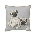 thumbnail image 1 of ZNDUO Throw Pillow, 20"x20" Bed Pillow and Couch Pillows - Indoor Decorative Pillows，Cartoon Baseball Dog Throw Pillow, 1 of 8
