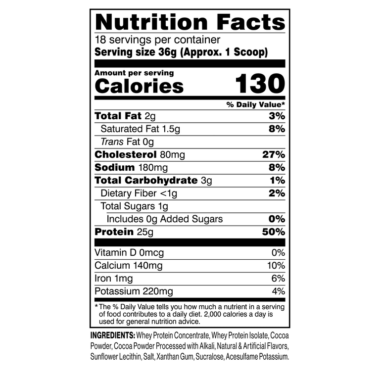 C4 Pro Whey Protein Powder, Hershey's Milk Chocolate Flavor, 25g of Protein, 18 Servings
