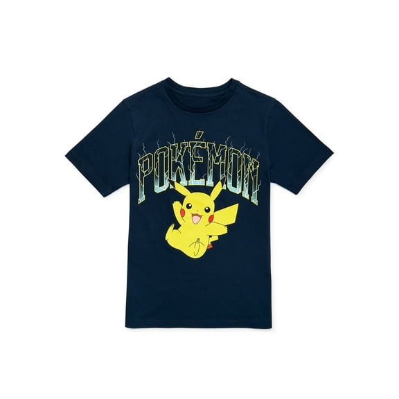 Pokemon Boys Lightning T-Shirt with Short Sleeves, Sizes 4-18