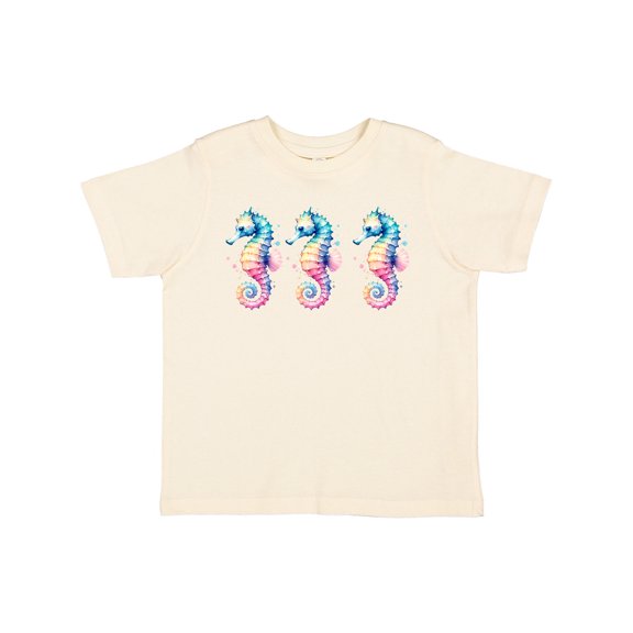 Inktastic Seahorse Cute Summer Girls Toddler T-Shirt
