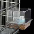 thumbnail image 1 of Comedero automático para pájaros, comedero para pájaros de plástico transparente, comedero para pájaros, comedero para pájaros transparente, claridad notable, 1 of 8