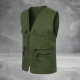 thumbnail image 1 of Versatile Everyday Unisex Pocket Work Vest for Daily Casual Wear with Solid Design and Practical Front Pockets, 1 of 4