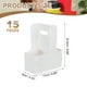 thumbnail image 2 of Portavasos Uxcell con asa, 15 Pcs de cartón Kraft, soporte para 2 tazas para bebidas calientes o frías, blanco, 2 of 6