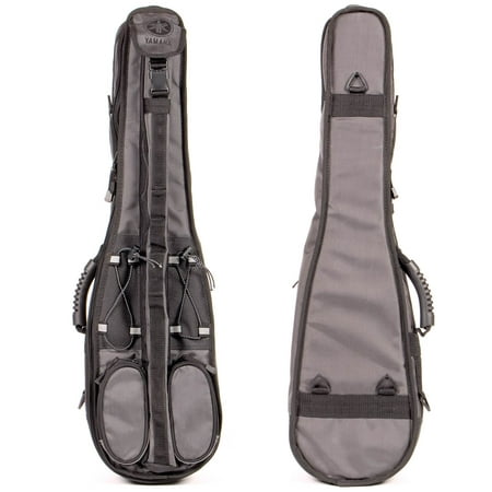 Yamaha 4/4 Violin Gig Bag - Gray with Black Trim (Best Strings For Yamaha Fg700s)