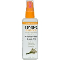 Crystal Essence Mineral Deodorant Body Spray, Chamomile & Green Tea 4 oz