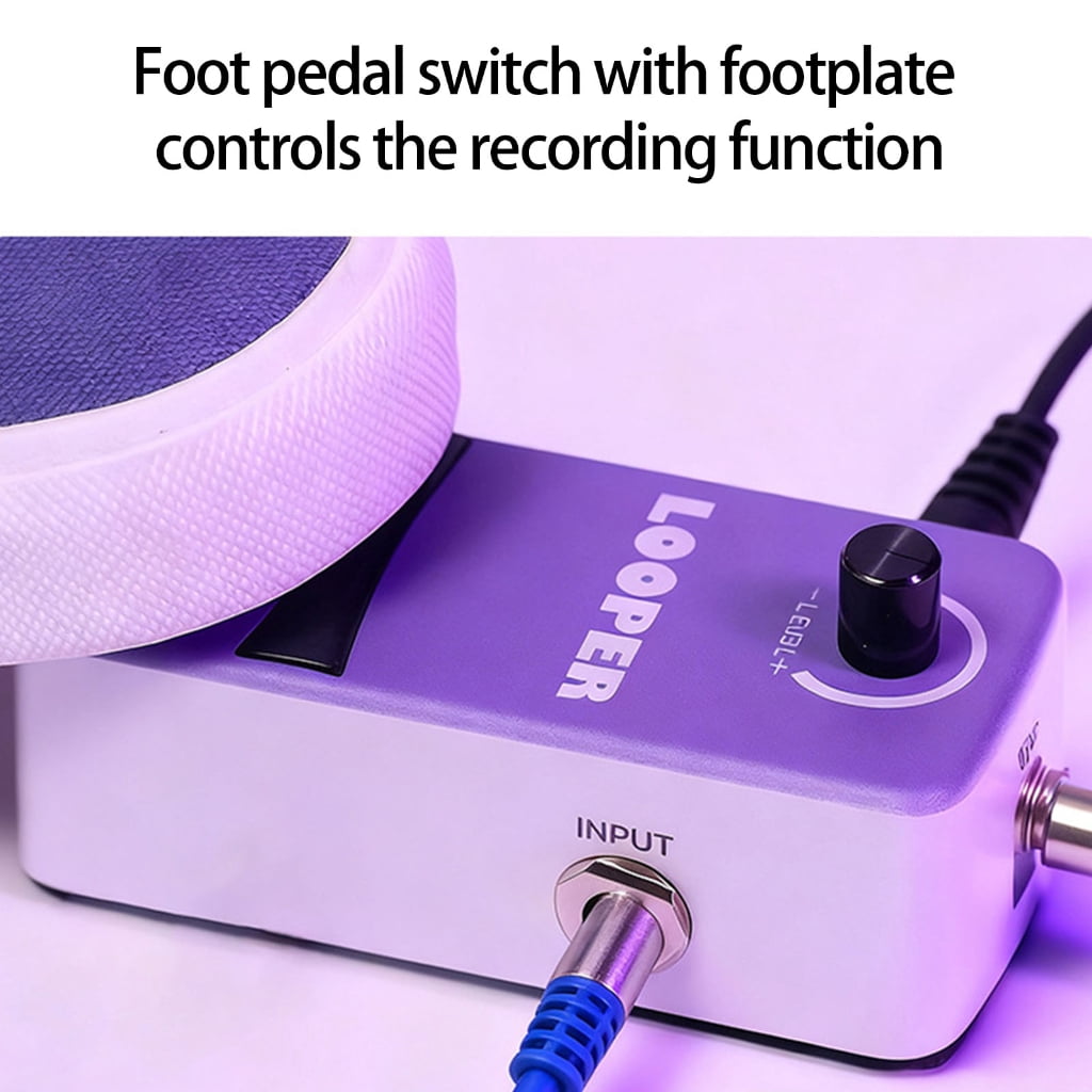 Small Guitar Effect Looper Ideal for Traveling Musicians and Loop Recording