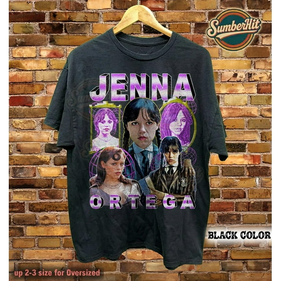 Jenna Ortega Bootleg Graphic Tee Shirt, Halloween T-Shirt