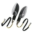 thumbnail image 2 of 4Pcs 12V Carbone Moto LED Clignotant Lumière Jaune Ampoule, 2 of 4
