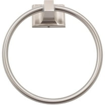 Madison Towel Ring, Satin Nickel by Stone Harbor Hardware