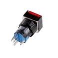thumbnail image 1 of 5 Pin 12V 19 x 19 mm Mini Interruptor de Botón de con para Contactor Zulema  Botón miniatura, 1 of 6