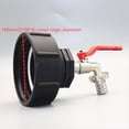 thumbnail image 3 of Grifo de Salida IBC Adaptador IBC de 3/4 Pulgadas S100x8 Válvula de Salida de Bola IBC de Latón Salida de Grifo Accesorios para Tanque de Barril de Lluvia, 3 of 5