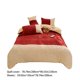 thumbnail image 3 of Red Milk Velvet Spliced Lambswool 4 Piece Fitted Sheet Bedding Set Thick Warm Double Sided Comforter Duvet Cover For Girls Bed Christmas, 3 of 6