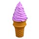 thumbnail image 2 of Crispy Ice Cream Model Artificial Food Model Fake Food Dessert Ice Cream Sample Props for Store Toddler Toy heqiyong LED, 2 of 2