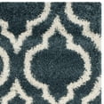 thumbnail image 5 of SAFAVIEH Hudson Louise Geometric Shag Area Rug, Slate Blue/Ivory, 9' x 12', 5 of 7