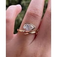 thumbnail image 5 of 2.30CT Pear Cut Lab Created Diamond Engagement Ring 14K Yellow Gold Plated Sterling Silver, 5 of 5