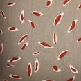 thumbnail image 3 of Plutus Petal Party Orange and Beige Luxury Throw Pillow 20"L x26"W, 3 of 3
