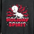 thumbnail image 3 of Casper The Friendly Ghost - Christmas - Holiday Spirit - Women's Lightweight French Terry Long Sleeve Shirt, 3 of 5