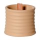 thumbnail image 2 of Vaso portavelas de cemento meteorito | Soporte de vela de aromaterapia sin llama | Contenedor de cristal decorativo | Ornamento de decoración industrial moderna para el hogar | 8.5x8.5x7 cm | 1 Pieza, 2 of 6