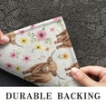 thumbnail image 6 of White Highland Cow Flower Pattern Door Rugs,Washable Non Slip Door Mats Indoor,Decorative Door Mats,Entry Mat Indoor for Entrance,Bedroom,Kitchen,Bathroom,16"x24", 6 of 6