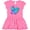 Raspberry with Polka Dots, variant on Inktastic Suicide Prevention Awareness Purple and Teal Heart Ribbon Girls Baby Dress