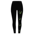 thumbnail image 6 of UVEASISHA St Patricks Day Pants for Women Shamrock Heart Printed Festive Yoga Leggings High Waisted Compression Active Pant Athletic Slim Fit Running Gym Tights Green XL, 6 of 6