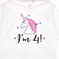 thumbnail image 3 of Inktastic 4th Birthday Cute Unicorn Toddler Hoodie, 3 of 4