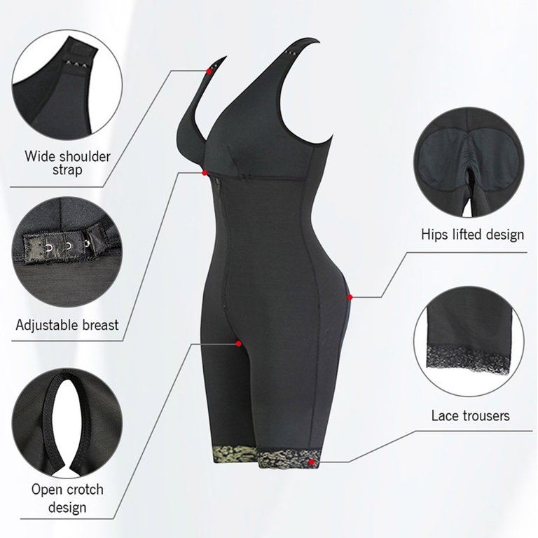 Garteder Bodysuit for Women Waist Trainer Full Body Shapers Plus
