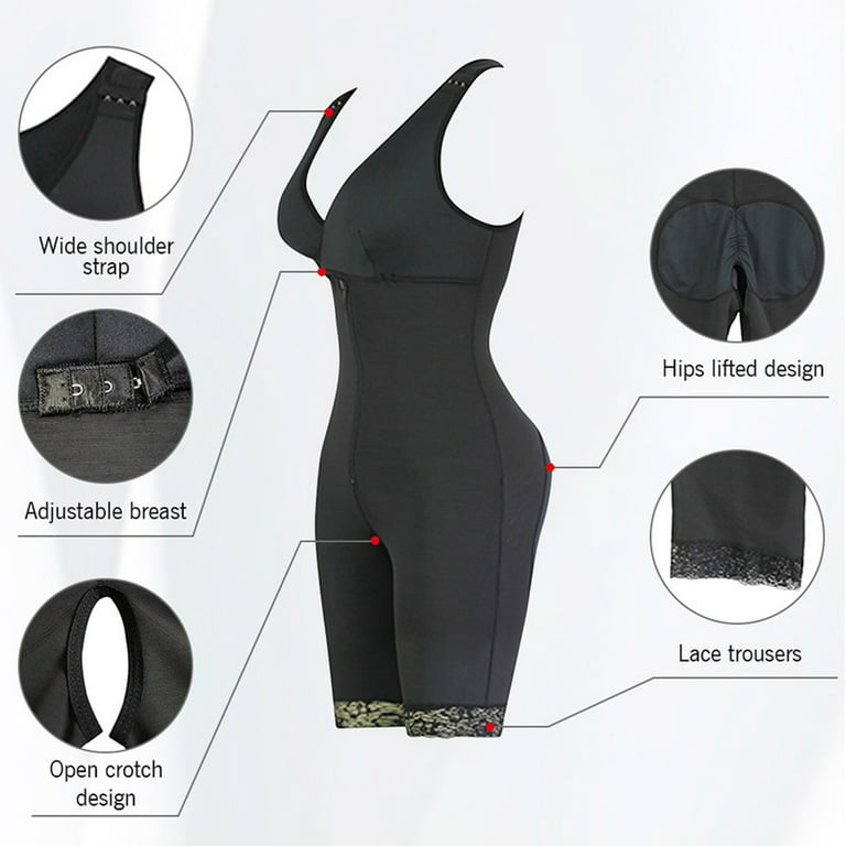 Garteder Bodysuit for Women Waist Trainer Full Body Shapers Plus Size  Shapewear Slimming Sheath Belly Thigh Trimmer Fajas