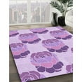 thumbnail image 2 of Ahgly Company Indoor Round Patterned Blossom Pink Area Rugs, 5' Round, 2 of 6