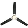 thumbnail image 5 of Zelda Indoor and Outdoor 3-Blade Smart Ceiling Fan 60in Brushed Nickel Matte Black with 3000K LED Light Kit and Remote Control, 5 of 5