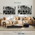 thumbnail image 3 of Elephant Stock Modern View Amsterdam Wall Art - Horizontal Multi Panel Canvas - Living Room Wall Decor - Places Multi Panel - Gray And Black Decor By Melanie Viola - 57" x 36", 3 of 4
