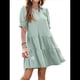 thumbnail image 2 of Vestido Plisado de Corta para Mujer, Verde , Talla XL, 2 of 8