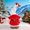 Goose Outfit C, variant on Christmas Santa Claus Porch Goose Outfit – Christmas Costume for Decorative Porch Goose, Holiday Dress-Up Clothes for 23" White Goose Statue, Festive Xmas Goose Clothes for Outdoor & Indoor Décor