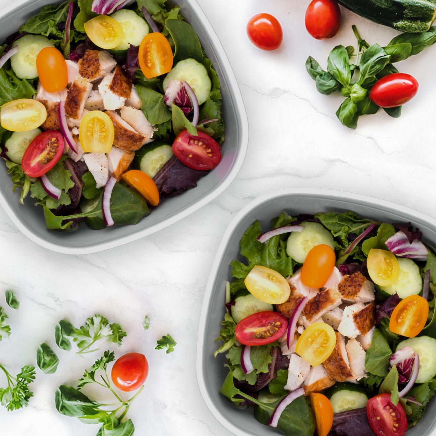 Lot de 2 Salades Bentgo - Gris