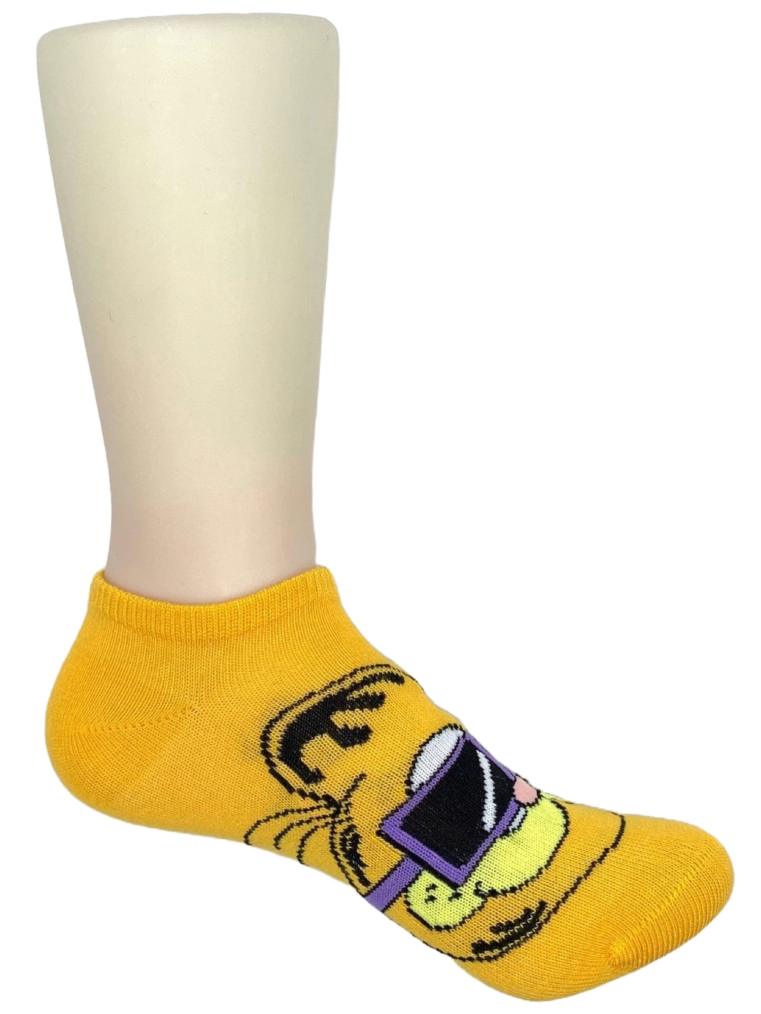 Garfield, Girls No-Show Socks, 6-Pack, Sizes S-L