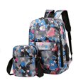 thumbnail image 1 of Reayehane Three Backpack Sweet And Cute Casual Travel Backpack Large Capacity Backpack For Primary And Secondary School Students (Black ), 1 of 5