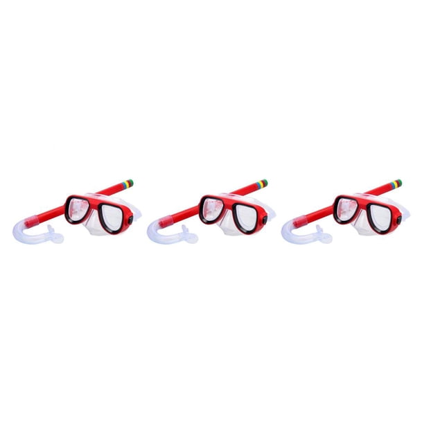 Protector Facial Toystoory para Niños PVC Buceo Reutilizable Snorkeling Rojo Type1 NO1