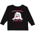 thumbnail image 3 of Inktastic some bunny loves you Boys or Girls Long Sleeve Toddler T-Shirt, 3 of 5