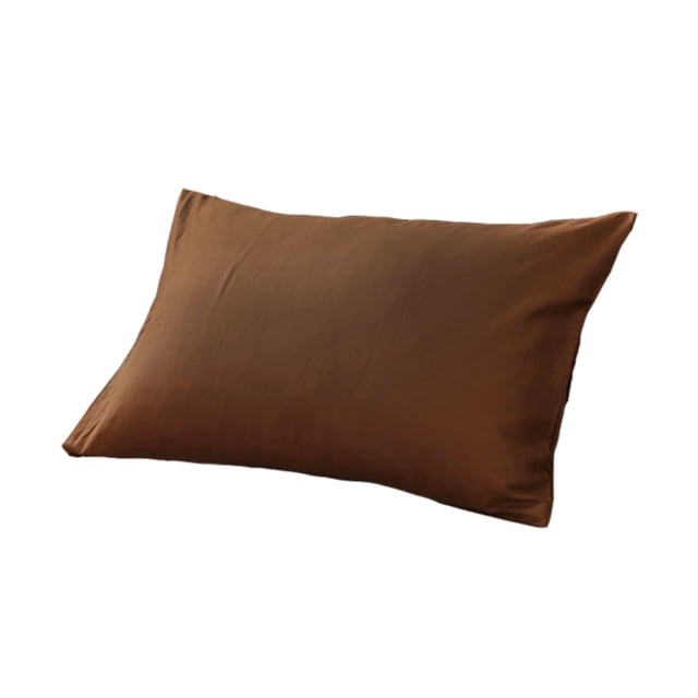 1 Par de de Sola Funda de Almohada Cuerpo Funda de Almohada, 20 * 30 Pulgadas, 12 Colores Disponibles café Soledad Funda de almohada de algodón