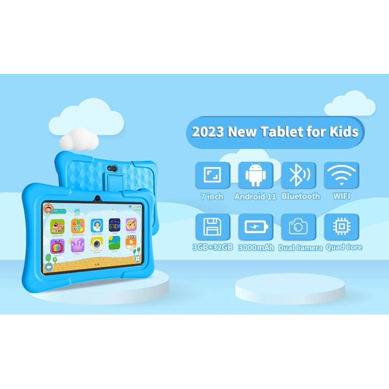 COLORROOM Kids Tablet 7 inch, 3GB RAM, 32GB, WiFi, Android