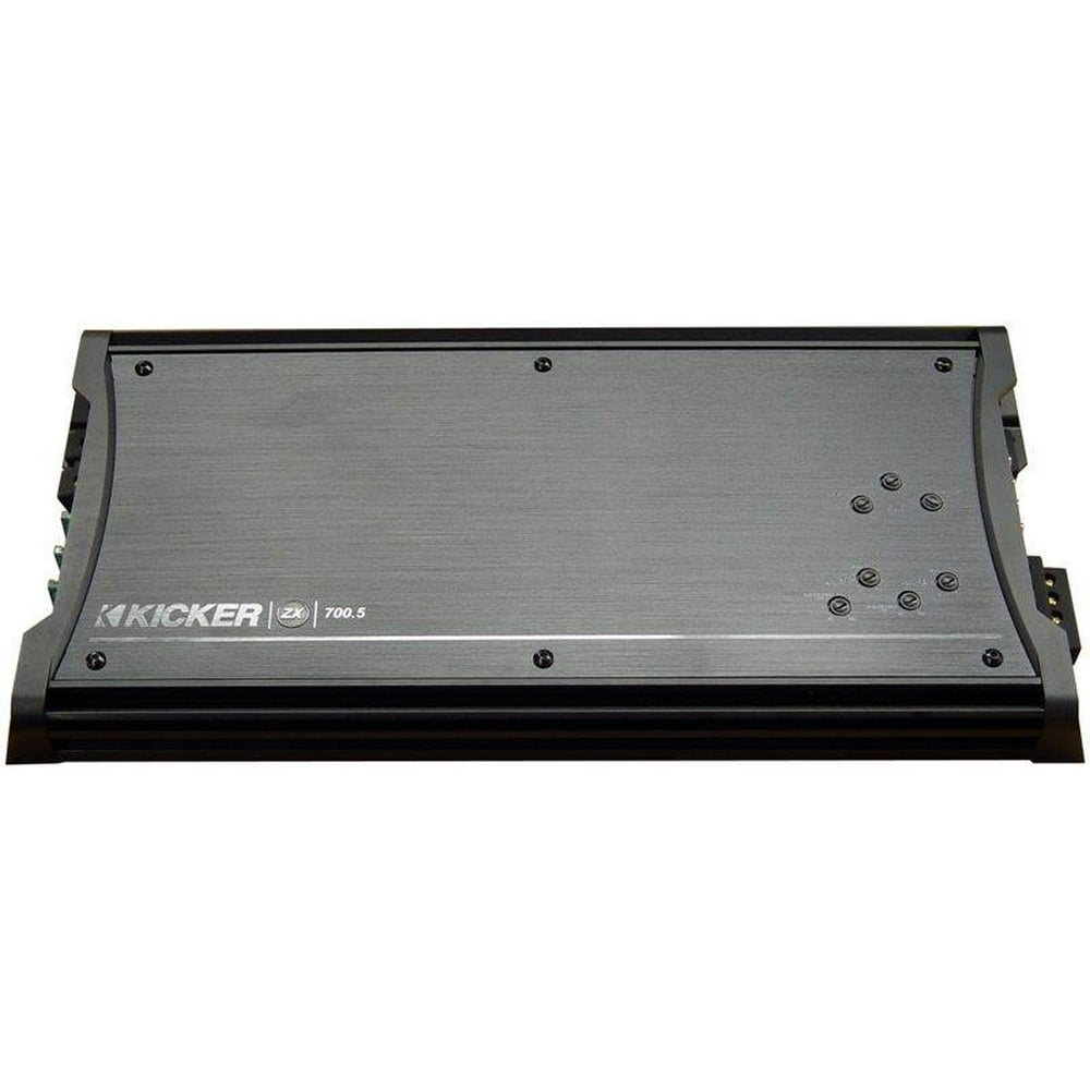 Kicker ZX ZX700.5 Car Amplifier, 700 W RMS, 5 Channel, Class AB, Class