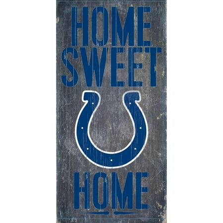 - Indianapolis Colts 6'' x 12'' Home Sweet Home Sign - No Size